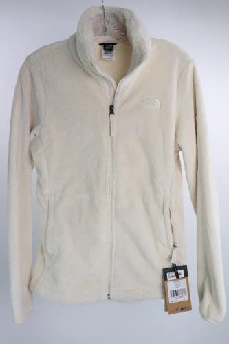The North Face Osito Jacket Women's Small White Dune Fleece Full Zip Soft Warm