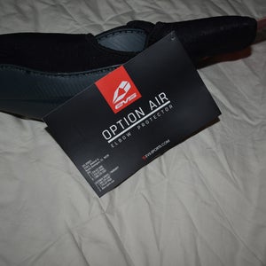 NEW - EVS OPTION AIR Motocross Elbow Protection, Black, Adult