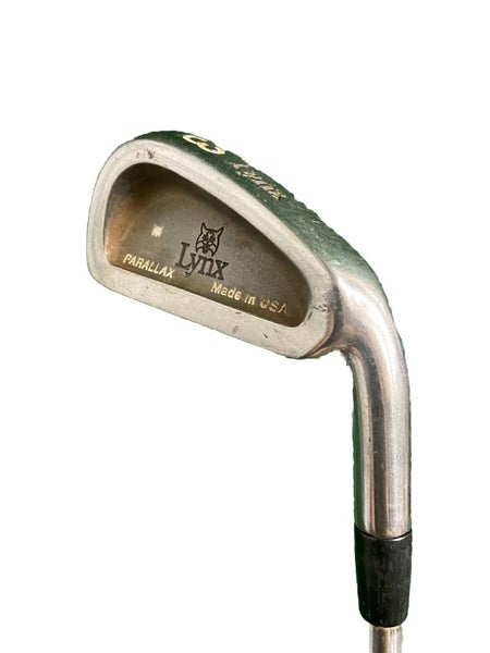 Lynx Parallax 3 Iron Men's RH Factory Stiff Steel 38.5" Good Grip Single Club