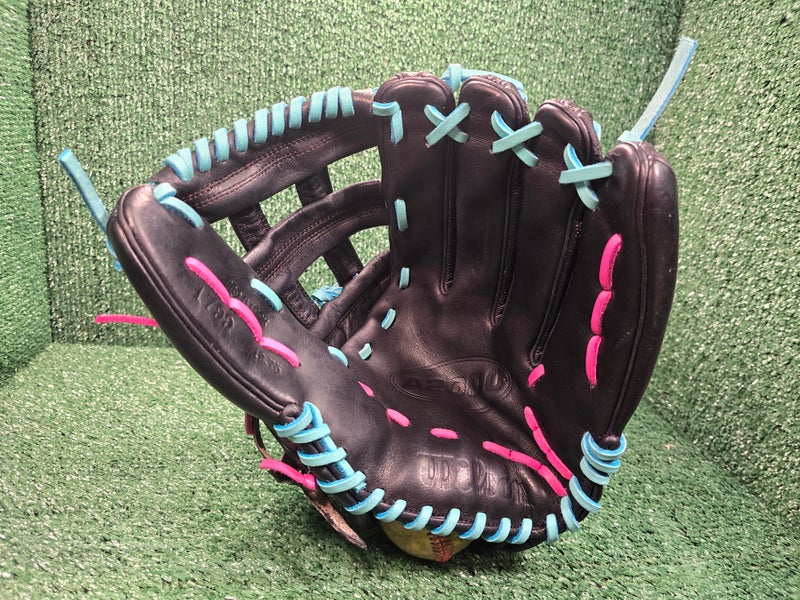 Wilson A2000 1799 – 12.75" Outfield Glove (Custom Re-lace) - Excellent Condition