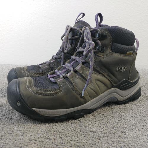 KEEN Gypsum II MID Waterproof Womens Size 9 Hiking Boots Leather Lace Up