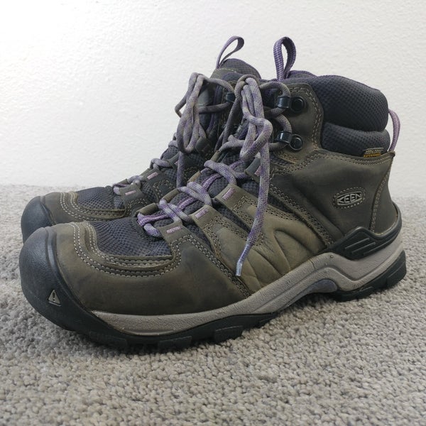 KEEN Gypsum II MID Waterproof Womens Size 9 Hiking Boots Leather Lace Up