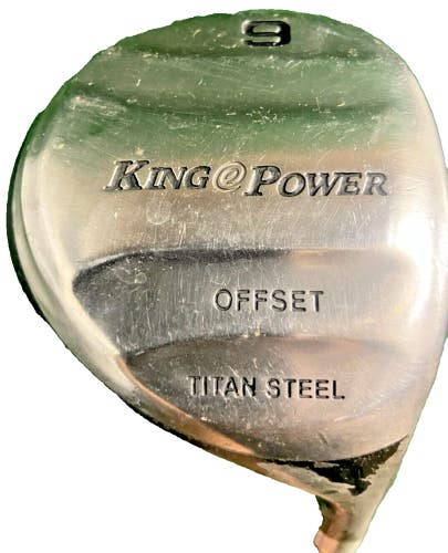 King Power Offset Titan Steel 9 Wood 24* RH Ladies Graphite 40.5" Good Grip