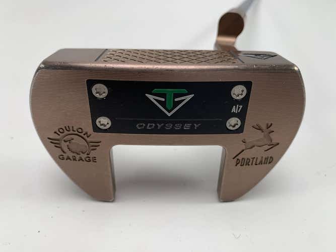 Odyssey Toulon Portland Garage Rose Gold Putter 34" Mens RH