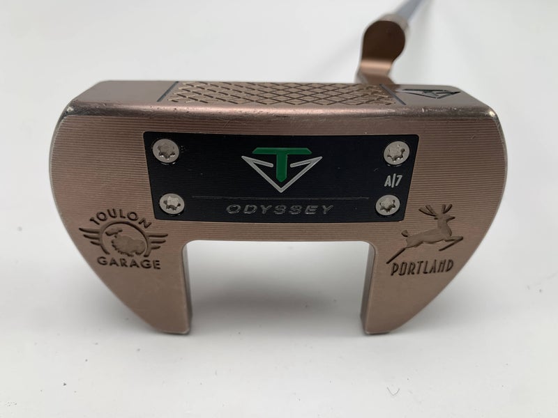 Odyssey Toulon Portland Garage Rose Gold Putter 34" Mens RH
