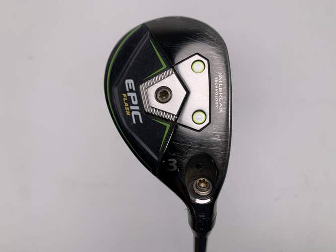 Callaway EPIC Flash 3 Hybrid 18* Mitsubishi Rayon Kuro Kage 80g Extra Stiff RH