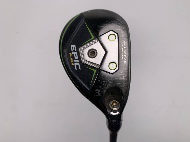 Callaway EPIC Flash 3 Hybrid 18* Mitsubishi Rayon Kuro Kage 80g Extra Stiff RH