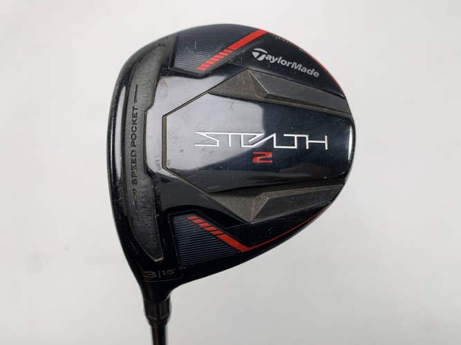 TaylorMade Stealth 2 3 Fairway Wood 15* Fujikura Ventus TR 5-R Regular Mens LH
