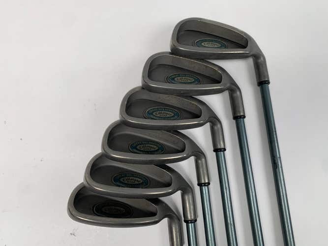 Callaway Big Bertha Tungsten Titanium Iron Set 7-PW+SW+LW Ladies Graphite RH