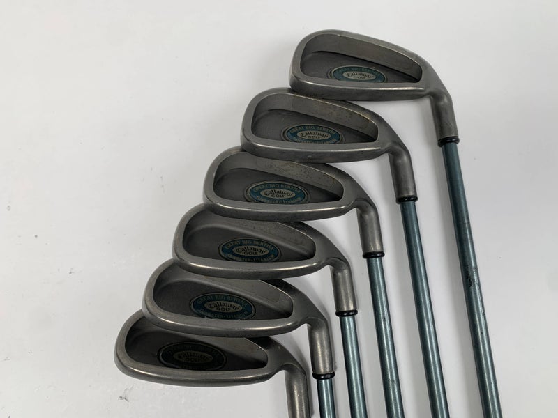 Callaway Big Bertha Tungsten Titanium Iron Set 7-PW+SW+LW Ladies Graphite RH
