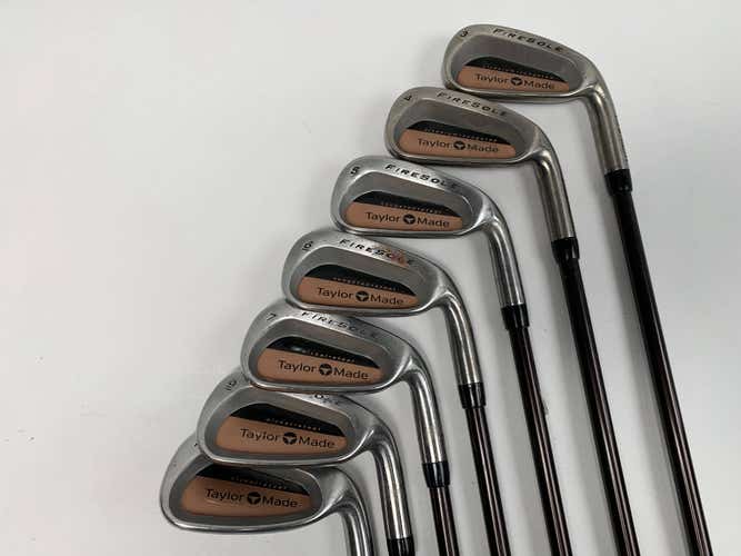 TaylorMade Firesole Iron Set 3-PW (No 8) Bubble R-80 Regular Graphite Mens RH