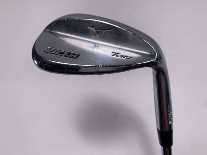 Mizuno T20 Satin Chrome Lob Wedge LW 60* 6 Dynamic Gold S400 Tour Issue Stiff RH