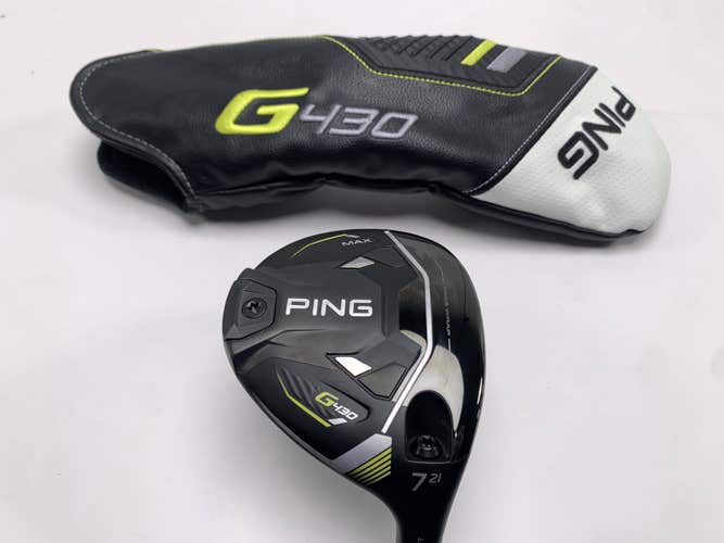 Ping G430 Max 7 Fairway Wood 21* Alta CB 65g Stiff Graphite Mens RH HC