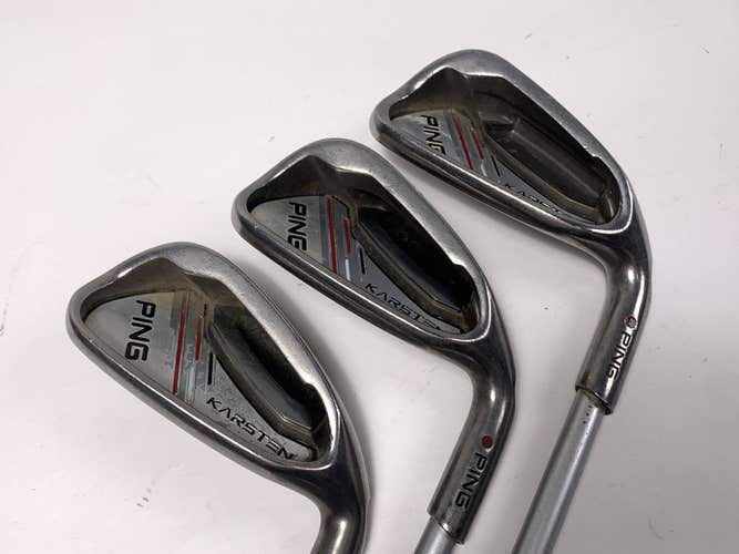 Ping Karsten 2014 Iron Set 7-9 Maroon Dot KS 401 Regular Graphite Mens RH