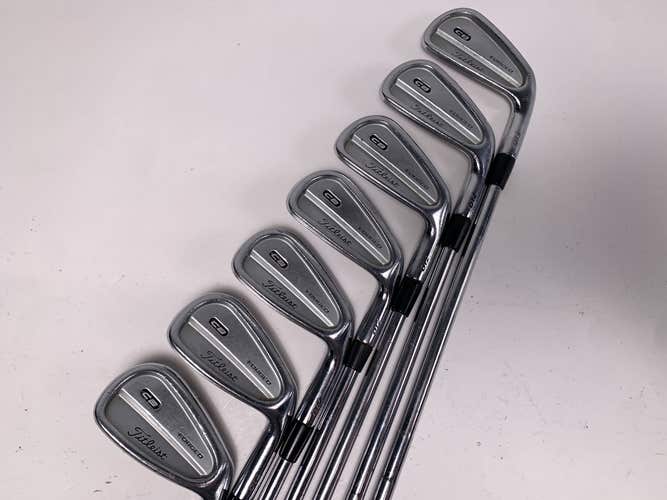 Titleist 710 CB Iron Set 4-PW KBS Tour Stiff Steel Mens RH Midsize Grips