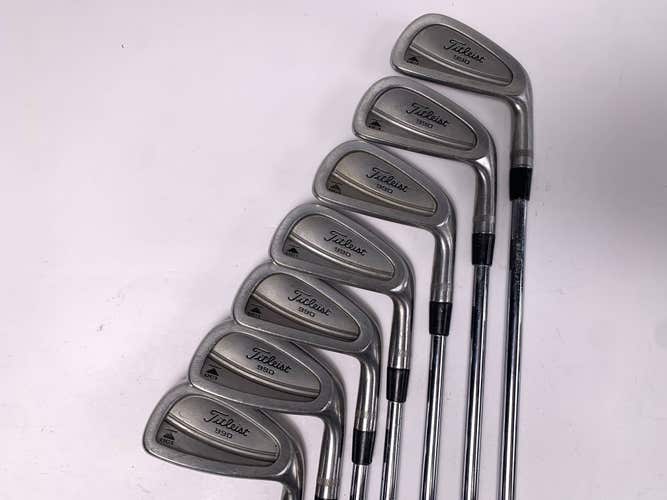 Titleist DCI 990 Iron Set 3-9 Dynalite Gold Sensicore R300 Regular Steel Mens RH