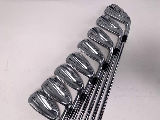 TaylorMade P790 2017 Iron Set 4-PW+AW Rifle 4.5 Frequency Matched Senior RH