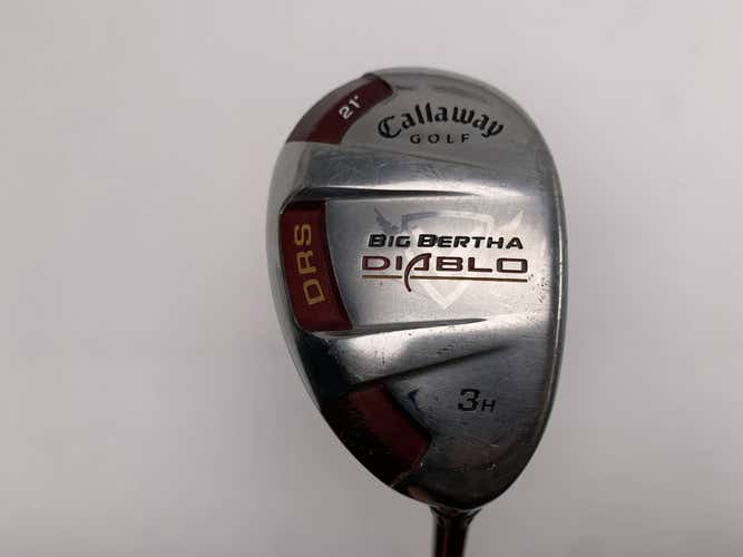 Callaway Big Bertha Diablo 3 Hybrid 21* 60g Stiff Graphite Mens RH