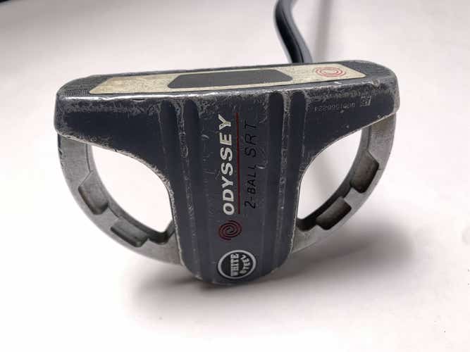 Odyssey White Steel 2-Ball SRT Putter 35" Mens RH