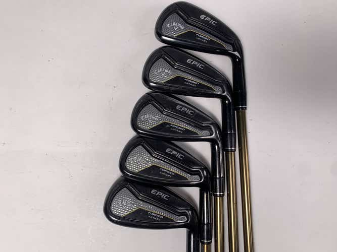 Callaway EPIC Star Iron Set 6-PW ATTAS Speed Series 50g Regular RH +1/2''