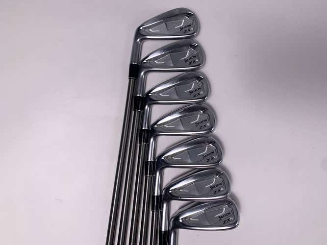 Srixon ZX4 MKII Iron Set 4-PW AeroTech SteelFiber i95 Stiff Graphite Mens LH