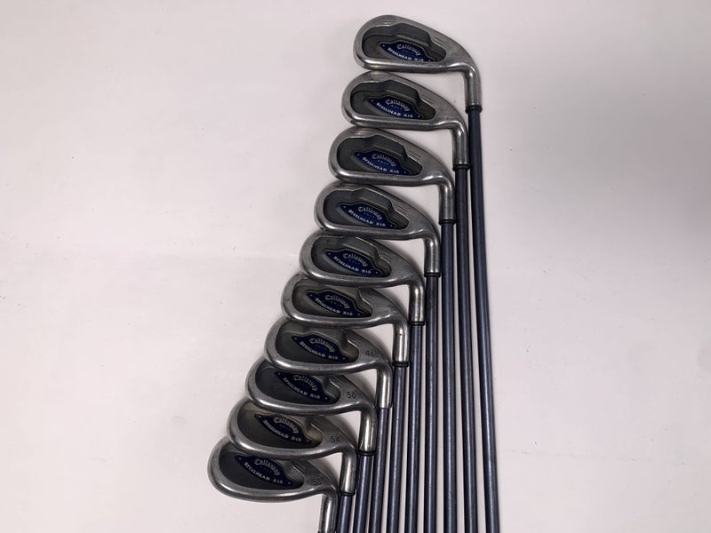 Callaway X-16 Iron Set 4-PW+GW+SW+LW System CW75 Regular Steel Mens RH