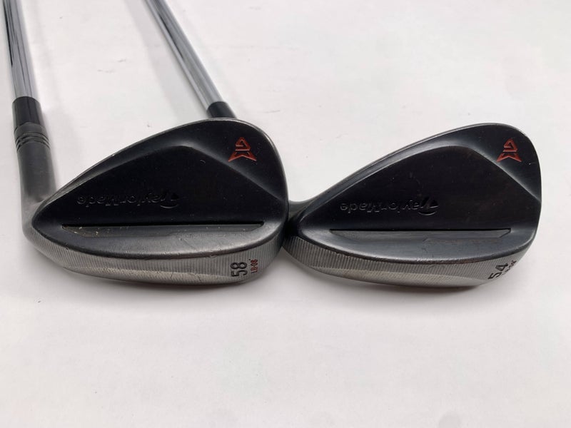 TaylorMade Milled Grind 2 Black Wedge Set 54* 8 | 58* 8 DG S200 Stiff Steel RH