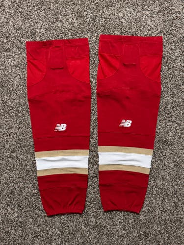 University Of Denver Red New Balance Senior Socks Pro Stock (New)