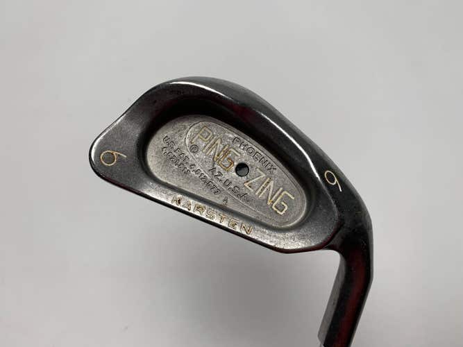 Ping Zing Single 6 Iron Black Dot Karsten JZ Regular Steel Mens RH