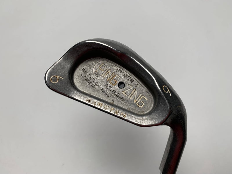Ping Zing Single 6 Iron Black Dot Karsten JZ Regular Steel Mens RH