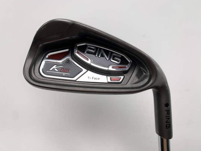 Ping K15 Single 6 Iron Black Dot AWT Regular Steel Mens RH NEW
