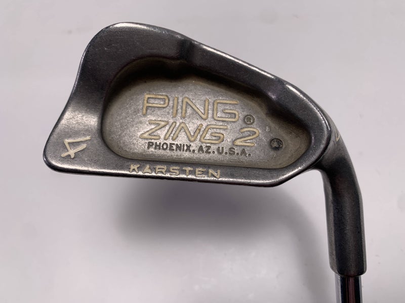 Ping Zing 2 Single 4 Iron Black Dot Karsten JZ Regular Steel Mens RH