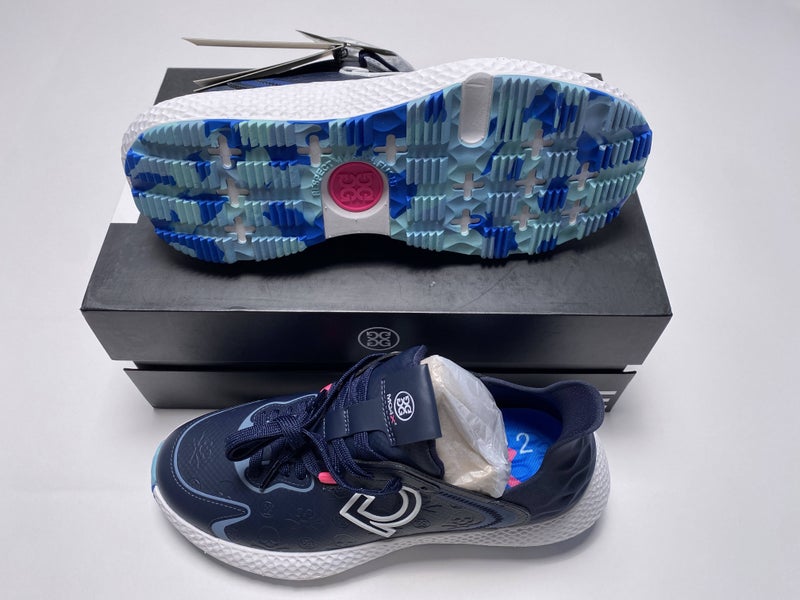 G/Fore Ladies Debossed Skull & T's MG4Xs+ Golf Shoes Blue Womens 9.5 GLF000017