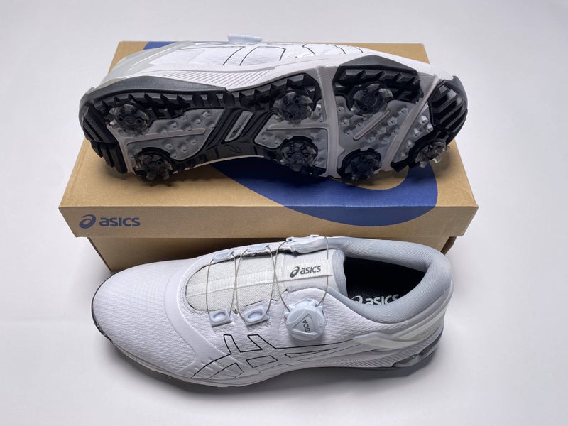 Asics Gel-Course Duo BOA Golf Shoes White Black Men's SZ 9 (1111A213-101)