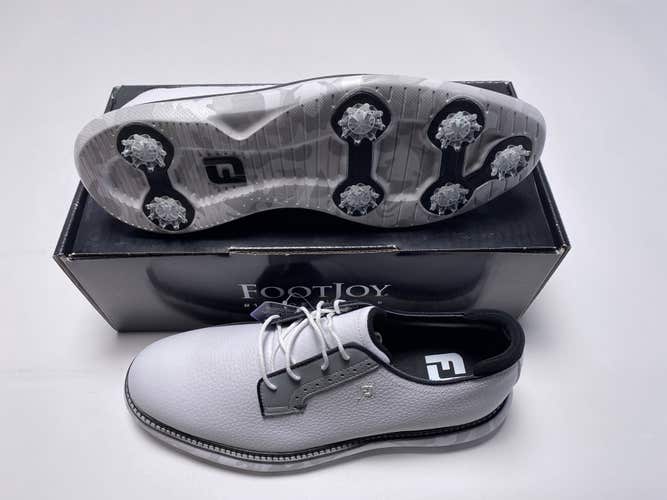 FootJoy FJ Traditions Blucher Camo Golf Shoes White Gray Men's SZ 11 (57953)