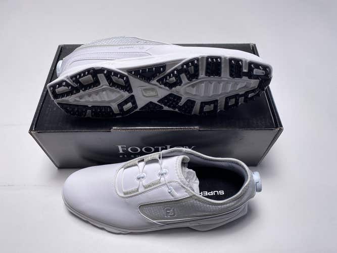 FootJoy Superlites XP BOA Golf Shoes White Men's SZ 9 (58091)