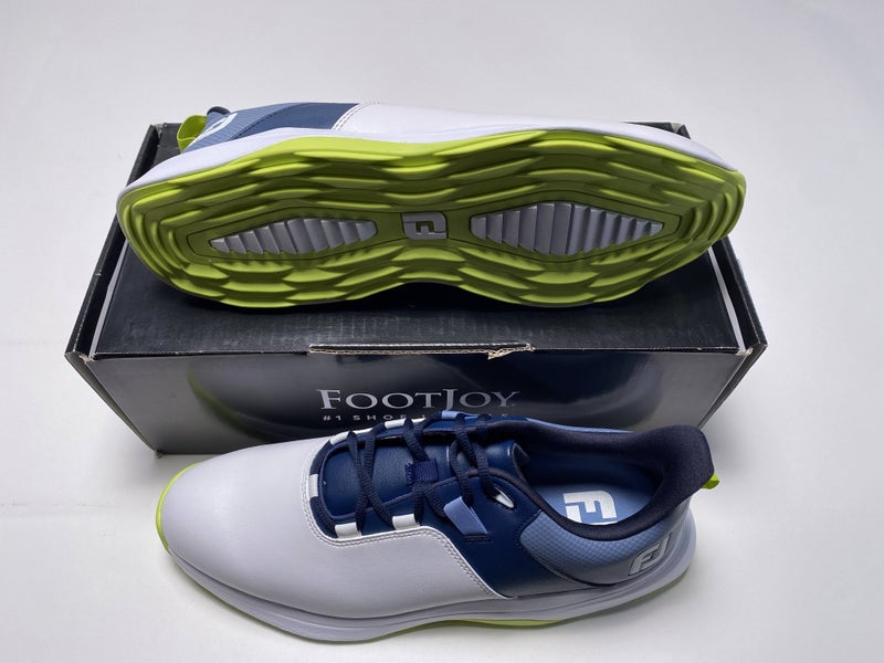 FootJoy ProLite Golf Shoes White Navy Men's SZ 11.5 (56920)