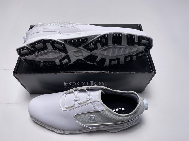 FootJoy Superlites XP BOA Golf Shoes White Men's SZ 11 (58091)