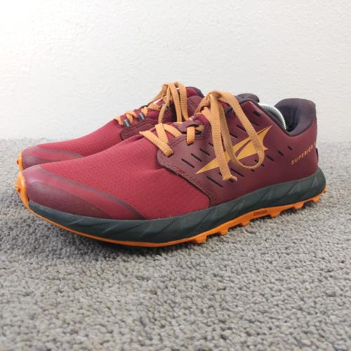 Altra Superior 5 Womens Size 8 Trail Running Shoes Minimalist Low Top Red Orange