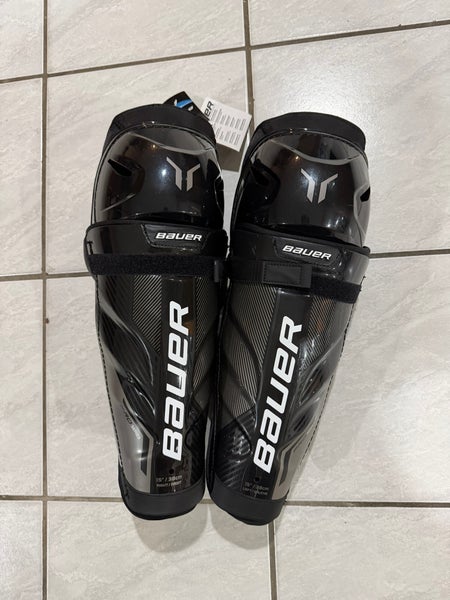 NWT Pro Stock BAUER PRO Series Shin Guards 15”