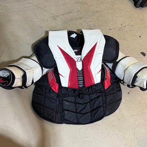 XL Brian's Optik 2 pro Goalie Chest Protector red black white (Used)
