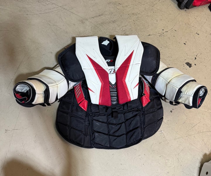 XL Brian's Optik 2 Goalie Chest Protector red black white (Used)