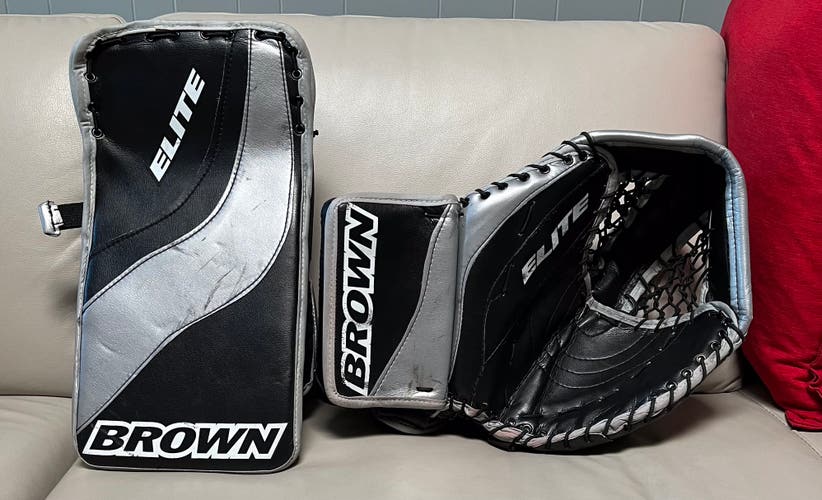 Brown Goalie JB2200 Elite Resonator Glove Set