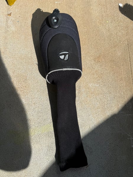 Taylormade Rescue Hybrid Headcover Sock Style Black – Adjustable Number Dial – OEM