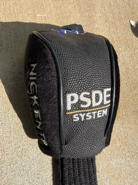 Nickent PSDE System Fairway Wood Headcover Long Knit Sock Golf Club Cover Black