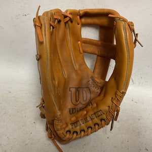 Used Wilson A2602 BB/SB Glove LH Throw Orange 12" 11855-S000194627