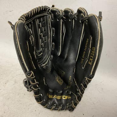 Used Easton EX126B BB/SB Glove RH Throw Black 12 1/2" 11855-S000194628