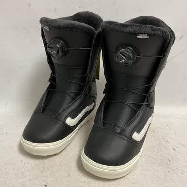 Used Vans ENCORE LINERLESS BOA Womens Snowboard Boots Black Senior 6.5 11855-S000194670