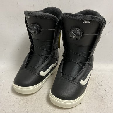 Used Vans ENCORE LINERLESS BOA Womens Snowboard Boots Black Senior 6.5 11855-S000194670