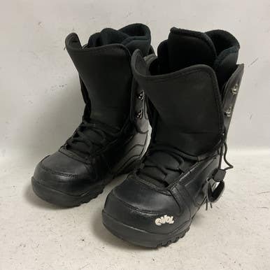 Used EVOL SNOWBOARD BOOTS Mens Snowboard Boots Black Senior 9 11855-S000194736